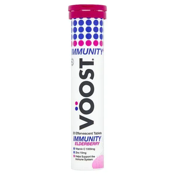 VOOST Immunity Elderberry Effervescent Tablets Pack of 20