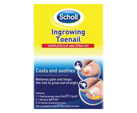 Scholl Ingrowing Toenail Complete Clip and Spray Kit