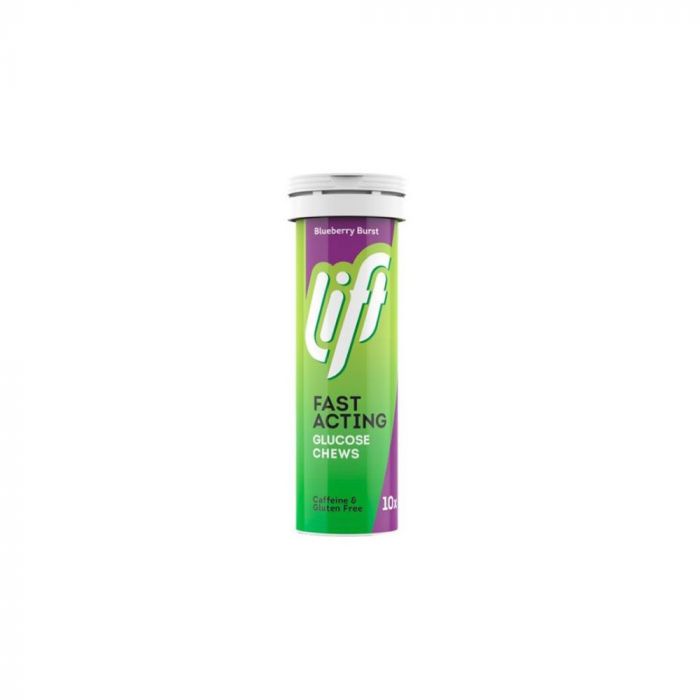 Lift Glucose Tablets Blueberry - Tube 10Tab