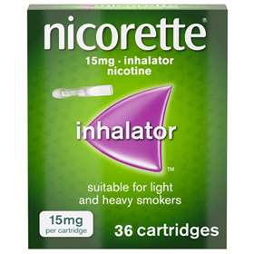 Nicorette Inhalator 15mg 36 Cartridges