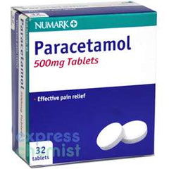 Numark Paracetamol 500mg 32 Tablets (P)(A)