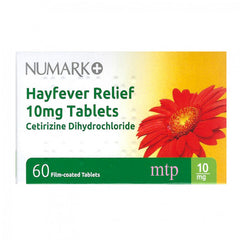 Numark Hayfever Relief (Cetirizine) 10mg - 60 Tablets (P)