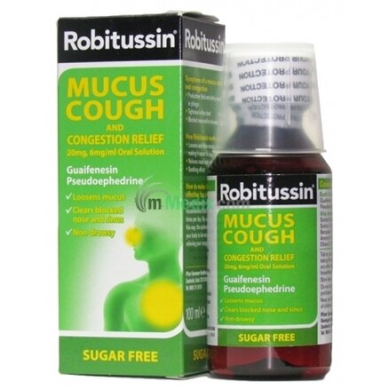 Robitussin Cough Congestion Relief syrup