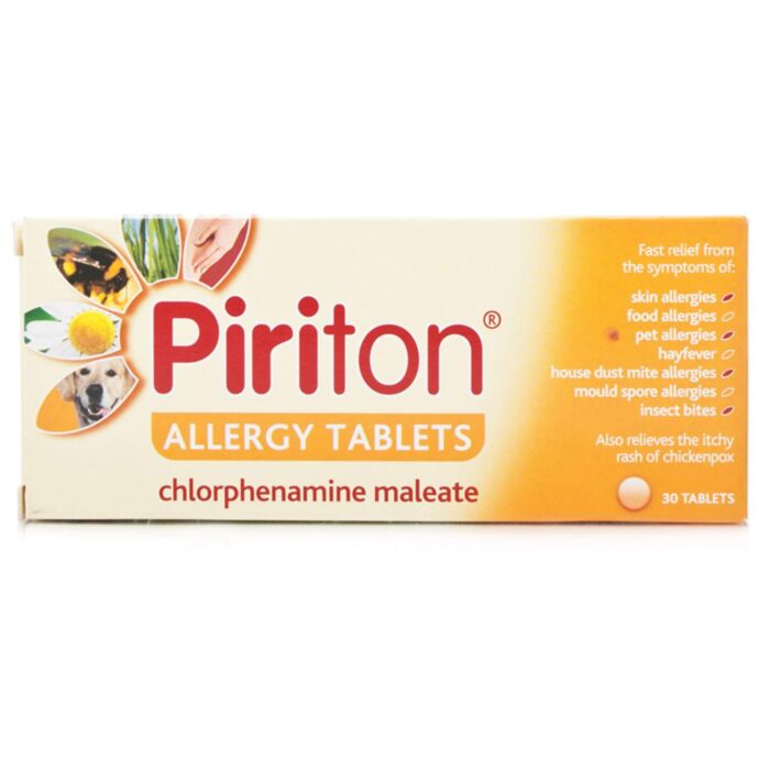 Piriton Allergy 4mg 30 tablets (P)