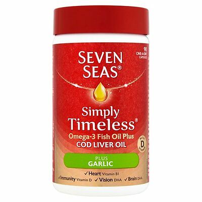 Seven Seas Cod Liver Oil + Garlic 