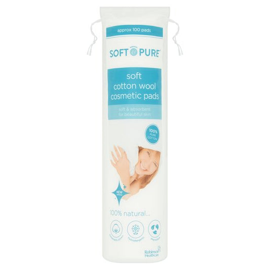 Soft And Pure Soft Cotton Wool Cosmetic Pads 100S