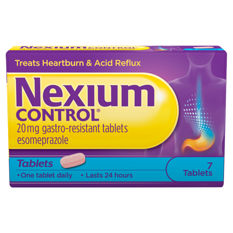 Nexium Control 20mg Gastro-Resistant Tablets
