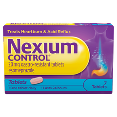 Nexium Control 20mg Gastro-Resistant - 7 Tablets (A)
