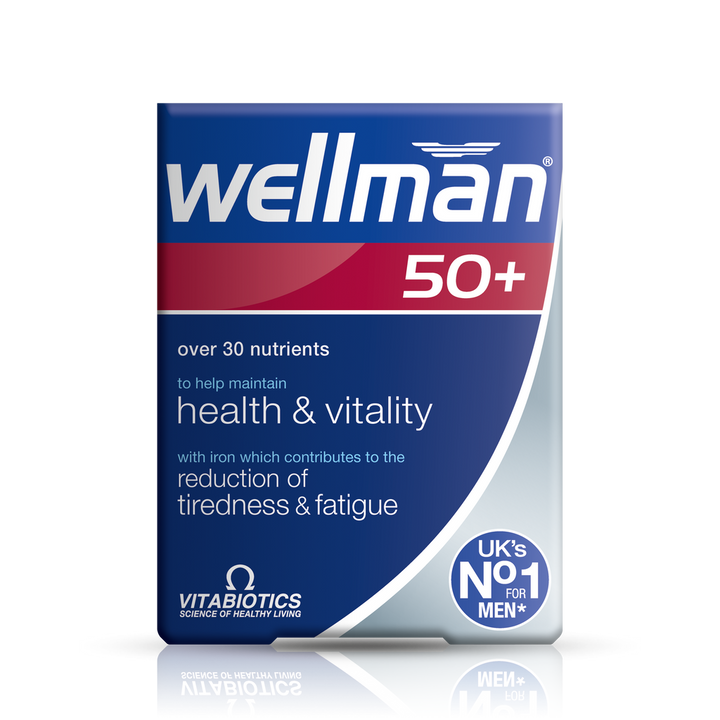 Vitabiotics Wellman 50+ 30 Tablets