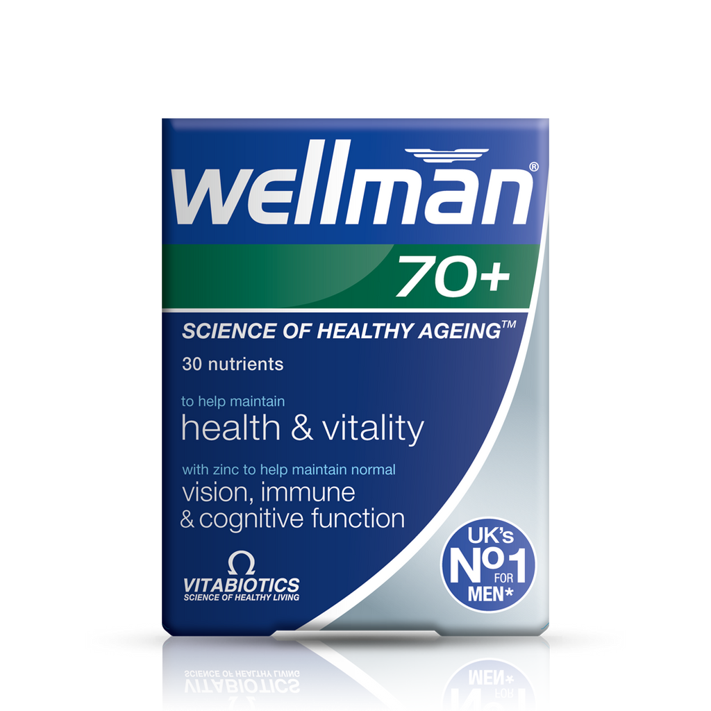 Vitabiotics Wellman 70+ - 30 Tablets