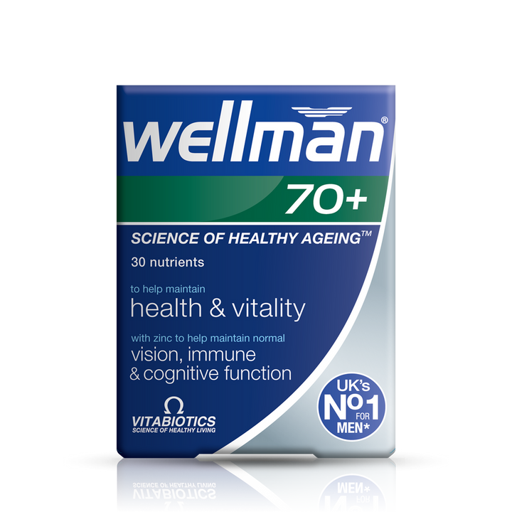 Vitabiotics Wellman 70+ - 30 Tablets